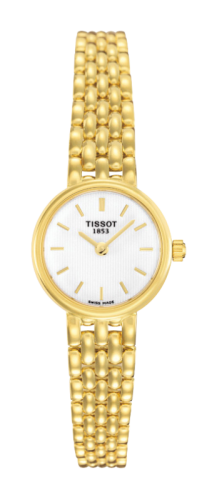 Tissot Caliente Quartz 19.5 Yellow Gold / White / Bracelet